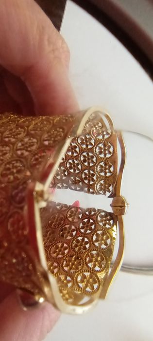 Bransoleta złota 585 stan idealny.
