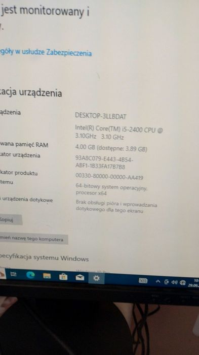 Komputer stacjonarny HP compaq 8200 elitte