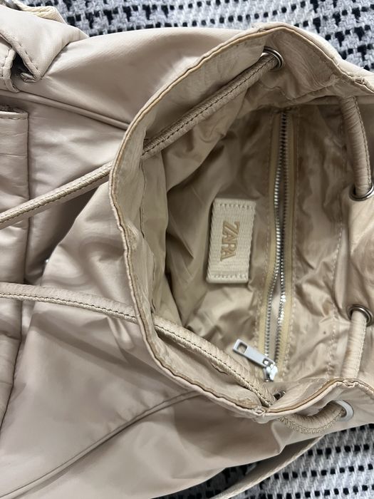 Рюкзак Zara бежевий