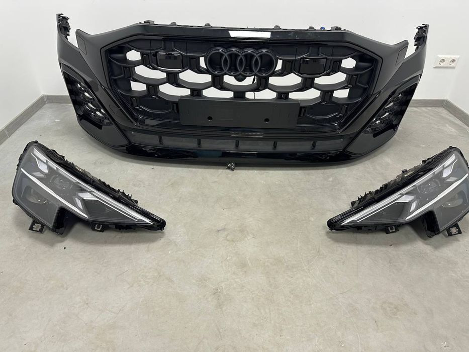 Audi Q8 рестайл бампер фари