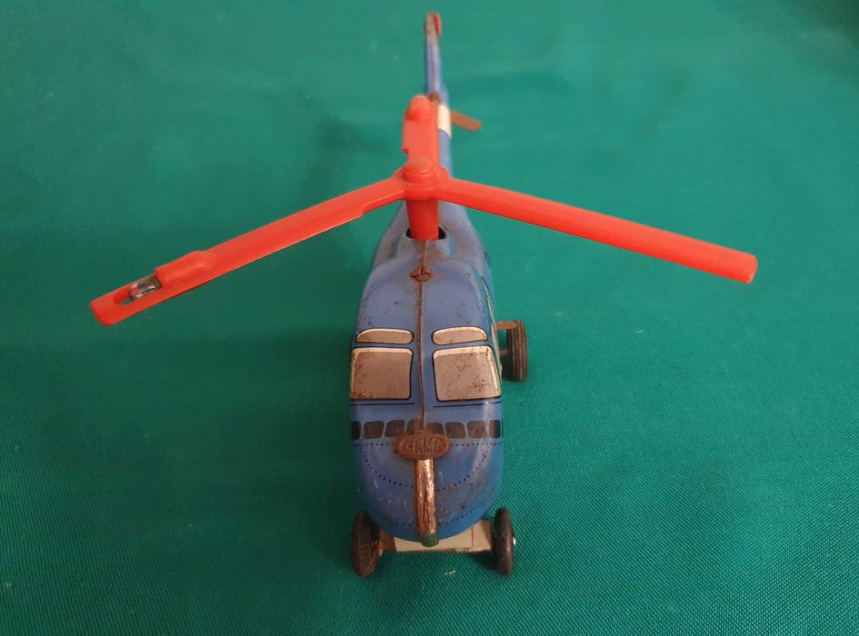 Brinquedo de lata: Helicóptero Gama Mechanik - Anos 50/60-West Germany