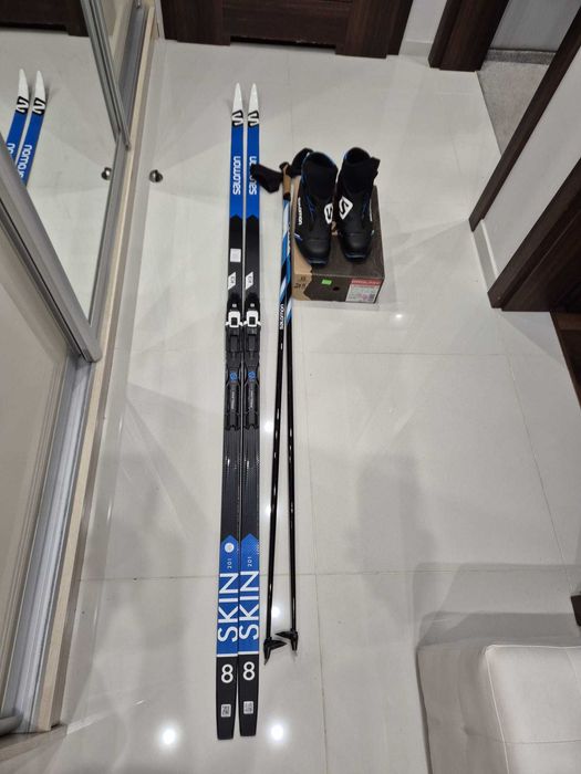 Narty biegowe Salomon RC8 + wiązania - WROCŁAW