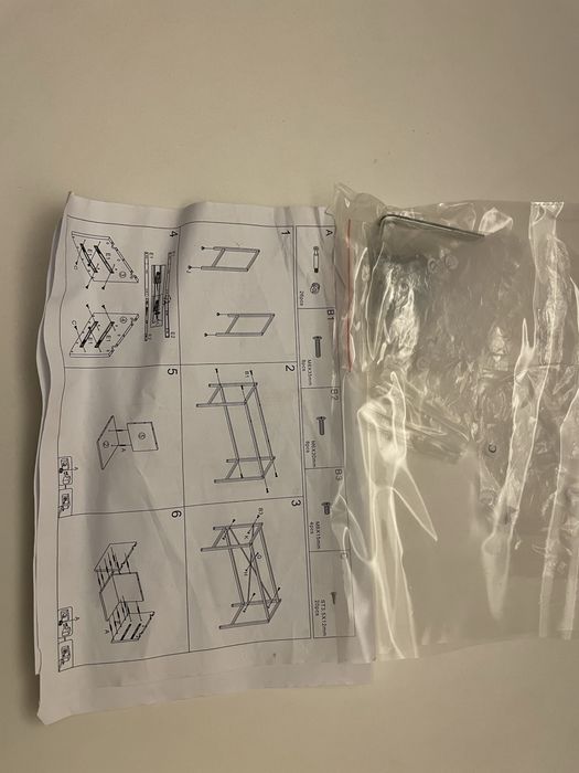 Secretária branca 120Cx60L