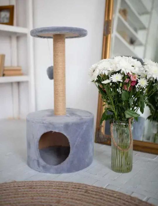 Будиночок для кота Когтеточка Якісний Джут Дряпка Кігтеточка Акція-35%