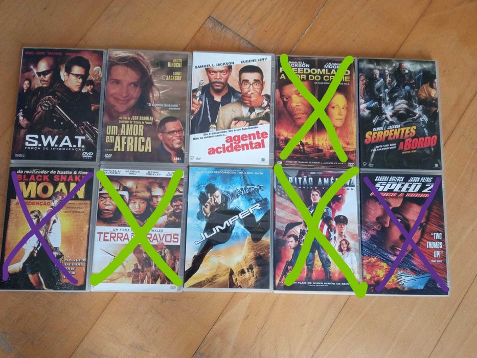 Vendo os filmes de todos os anúncios por 45€