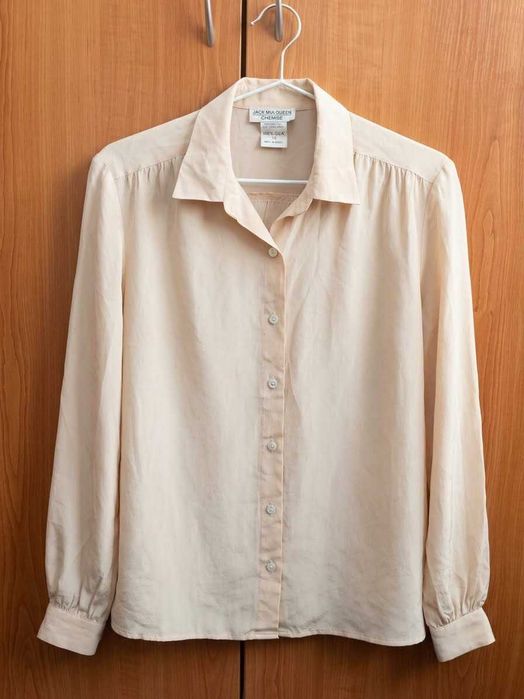 Вітажна шовкова блуза сорочка Jack Mulqueen Chemise (100% натуральний шовк)