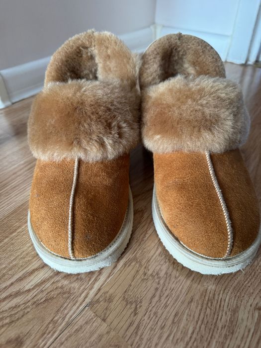 Buty skórzane w stylu ugg
