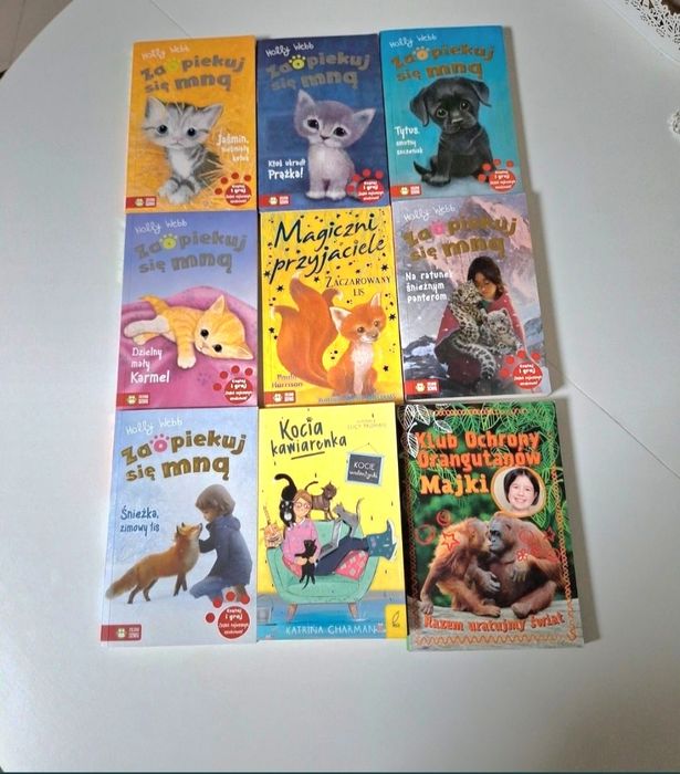Książki zestaw 9szt. Zaopiekuj się mną +
