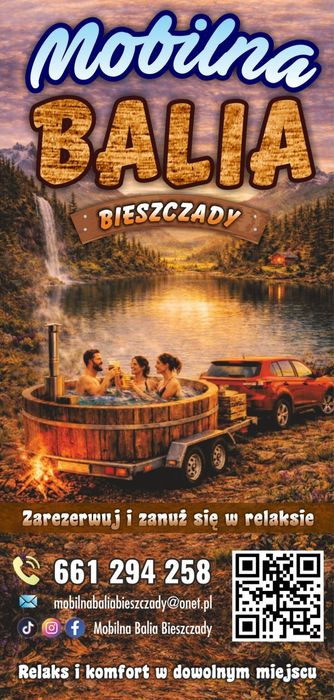 Wynajmij Mobilne jakuzzi banie balie Bieszczady