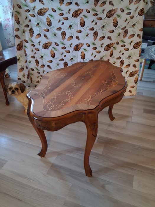 Stół ława w stylu ludwik