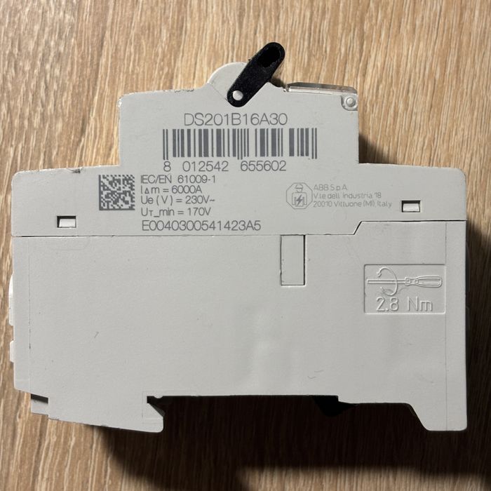 Дифавтоматы ABB серии DS201 40А