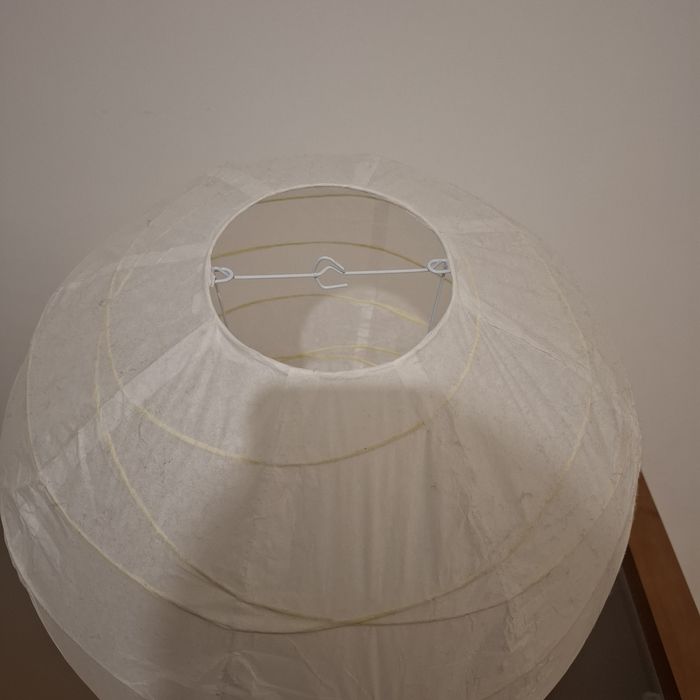 Abajur branco de tecto