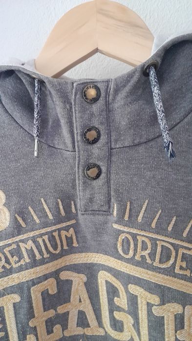 Sweatshirt com capuz e bolso frontal da La Redoute