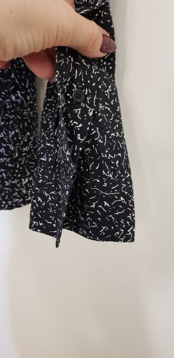 COS koszula z bawełny, czarna