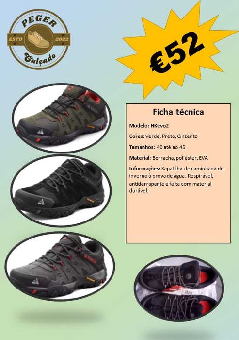 Sapatilhas e Botas táticas