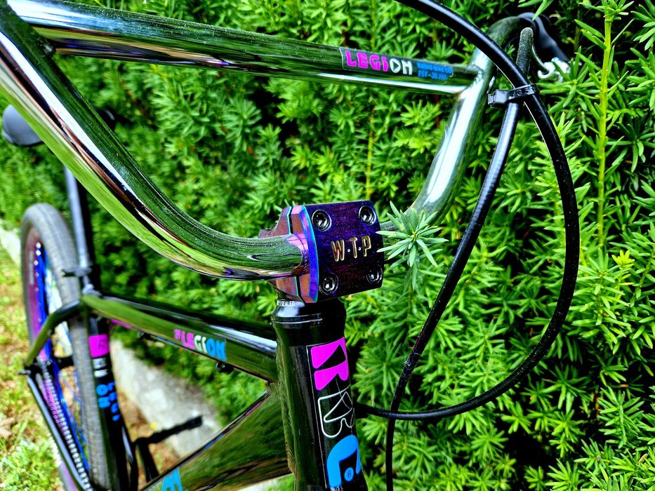 Rower Radio Legion 29 Black/Purple BMX Wheelie