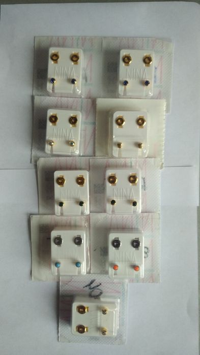 Сережки, медична сталь.