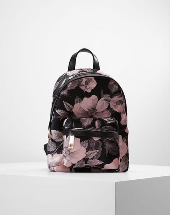 Plecak New Look Vanessa Floral Pink, mini róż Łuków •