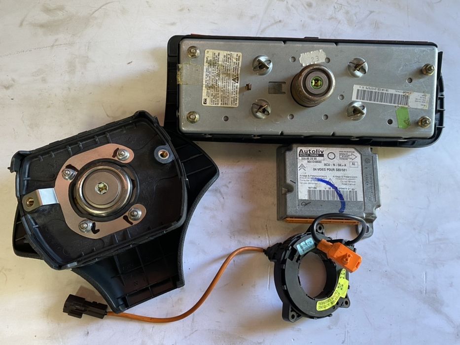 Airbag Peugeot 106 e Citroen Saxo, fita airbag, módulos