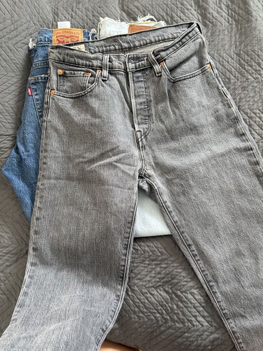 Джинси графітові Levi’s / джинси мом