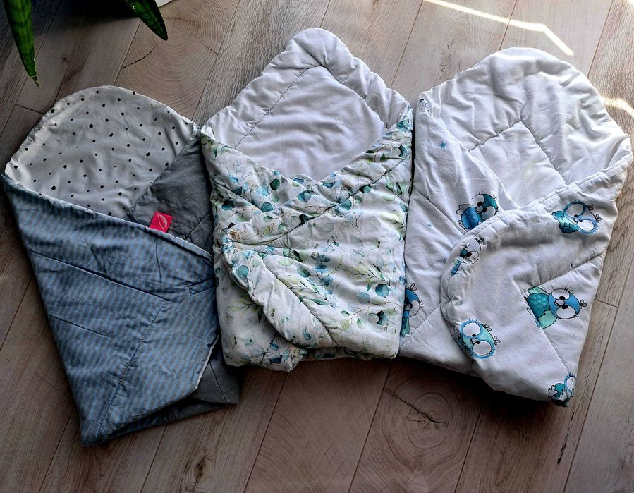Rożki rożek dla niemowląt dla chłopca motherhood eukaliptus sówki