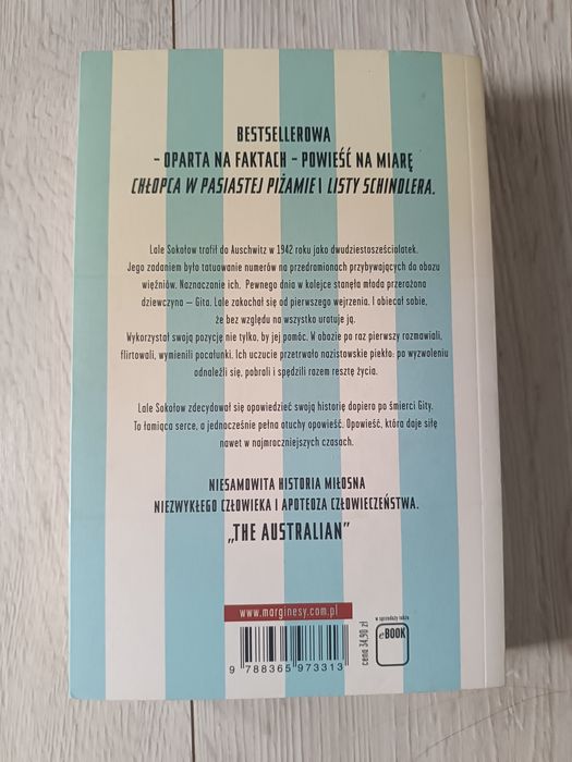 Tatuażysta z Auschwitz,Heather Morris