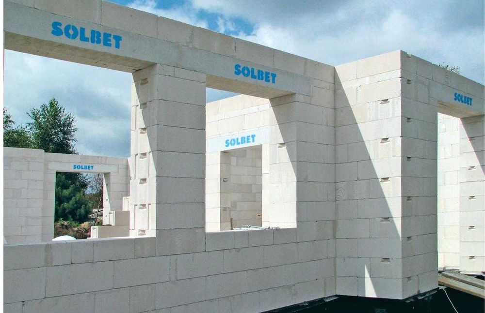 Gazobeton Solbet 24 kl 500 600 Beton komórkowy pustak suporex suporeks