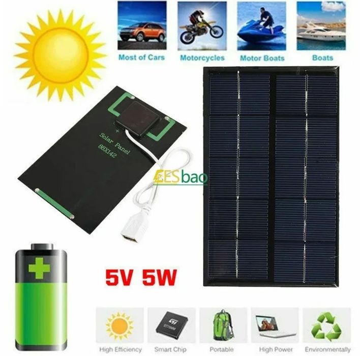 Nowa ładowarka solarna 5V