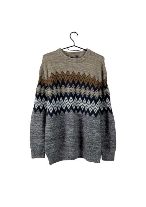 Vintage sweter z wełną, rozmiar M, stan bardzo dobry