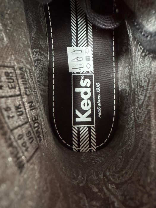 Nowe trampki wysokie KEDS skórzane czarne 41