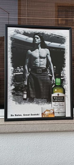 Quadro publicitário William Lawson´s