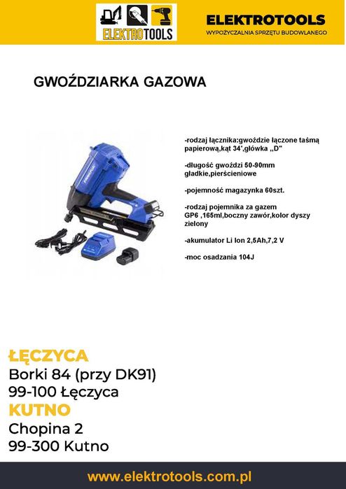 Wynajem//Wypożyczenie Młot wyburzeniowy kłujący wiercący