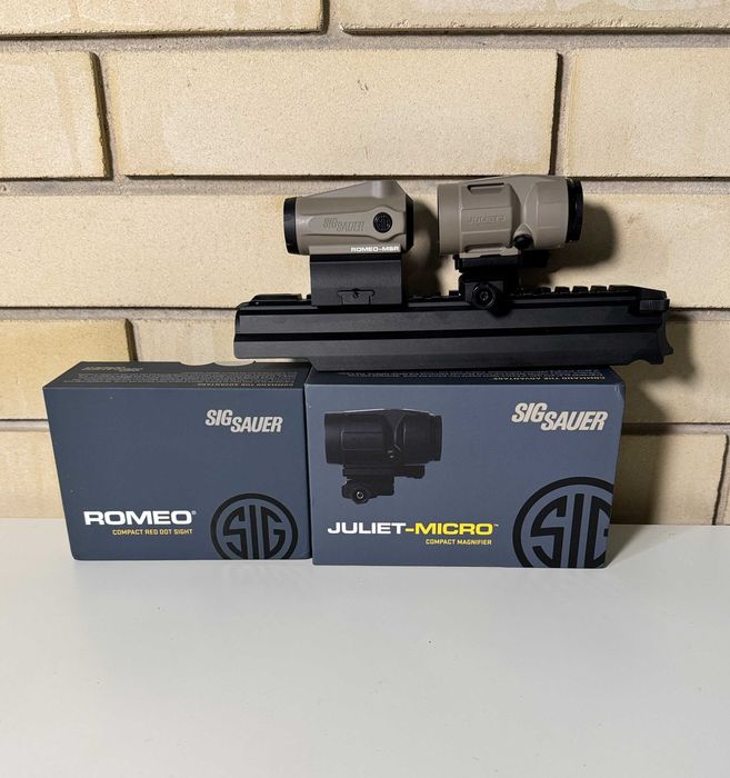 Комплект SIG SAUER Romeo-MSR Gen II + JULIET3 Magnifier FDE Койот