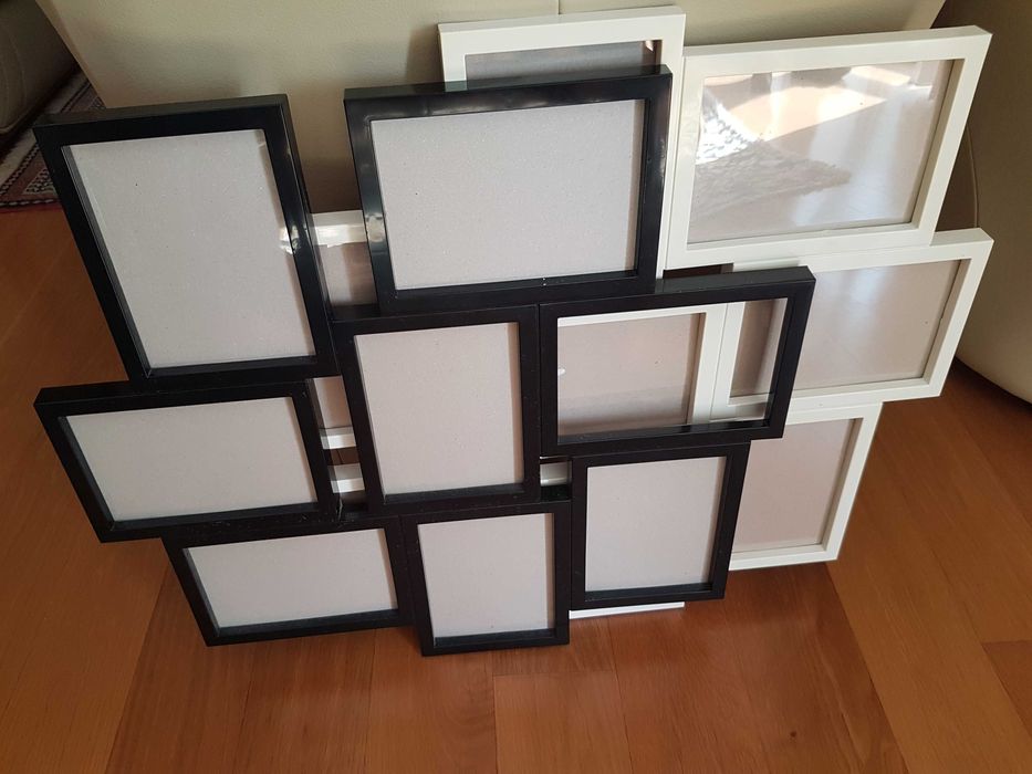 2 Conjuntos de Molduras de Parede para Multiplas Fotos