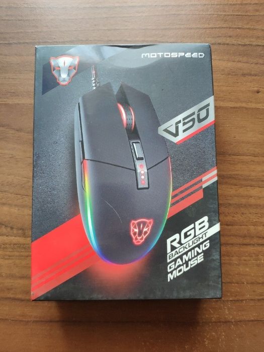Геймерская мышь Motospeed V50 RGB подсветкой игровая
