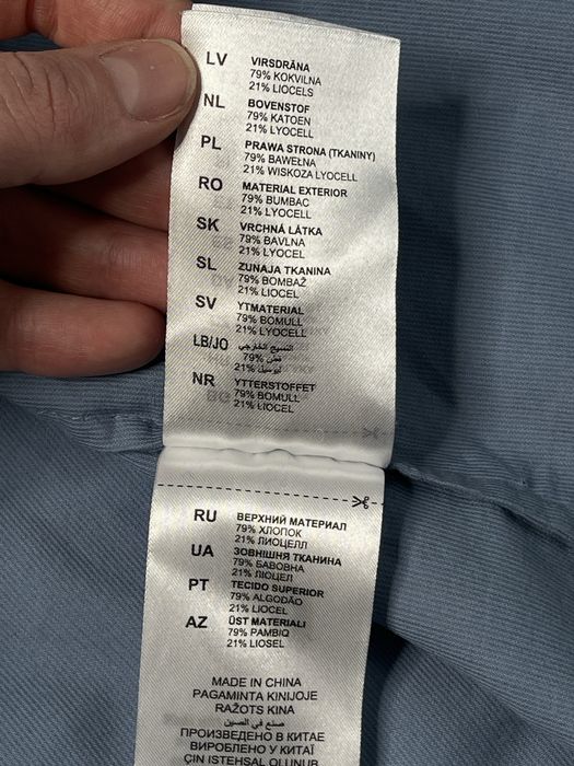 Marc O'Polo koszula damska, niebieska, bawełna,44