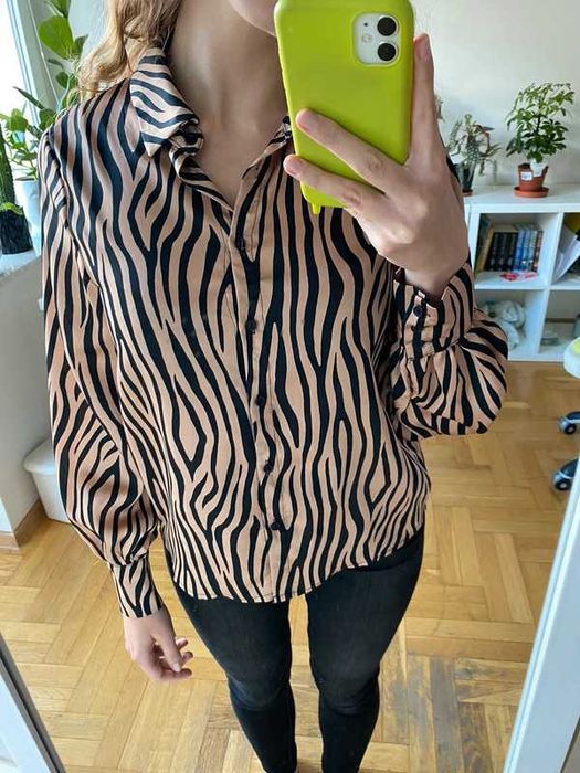 koszula panterka tygrysie paski, zwierzęcy wzór