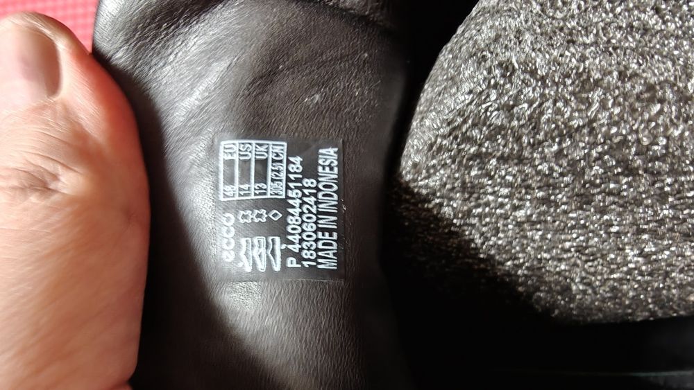Нові шкіряні високі кеди/черевики ECCO Soft 8 (Оригінал), р. 48 (30.5–31 см)