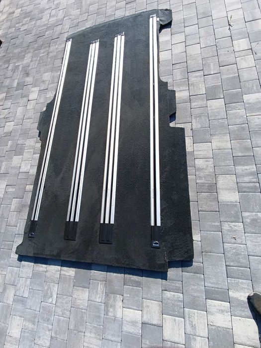 Podłoga szyny VW T5 T6 long welur czarny