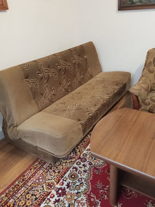 Komplet sofa, wesalka, kanapa, fotel i ława