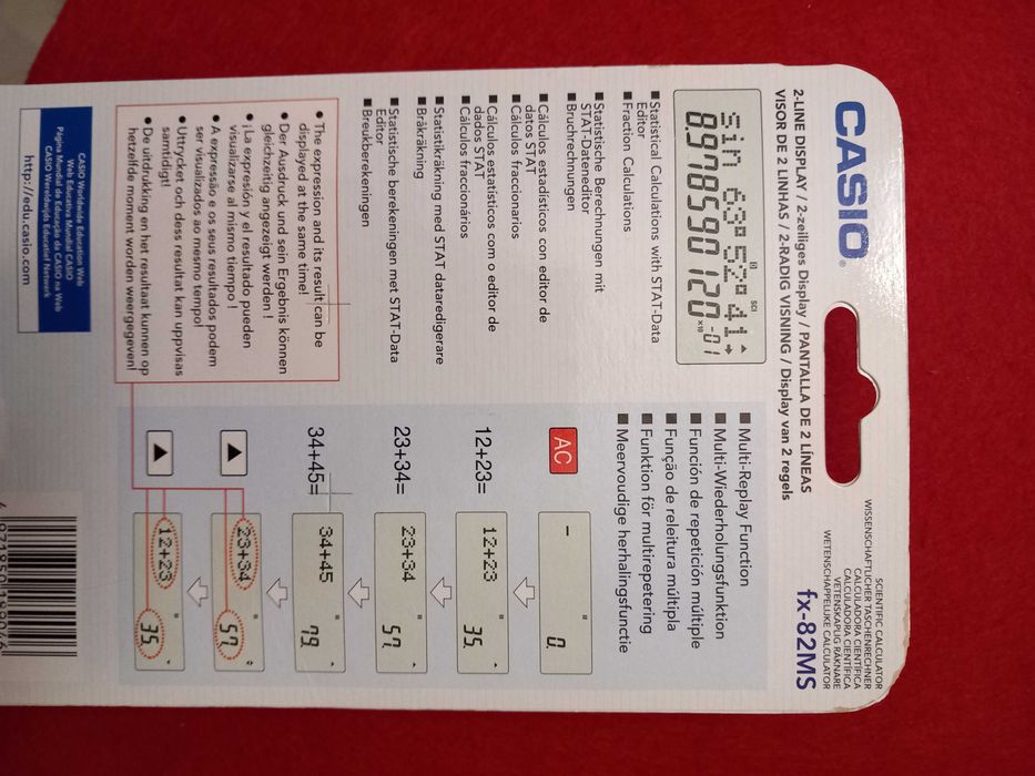 Calculadora Científica Multi-Funções_CASIO__Como NOVA