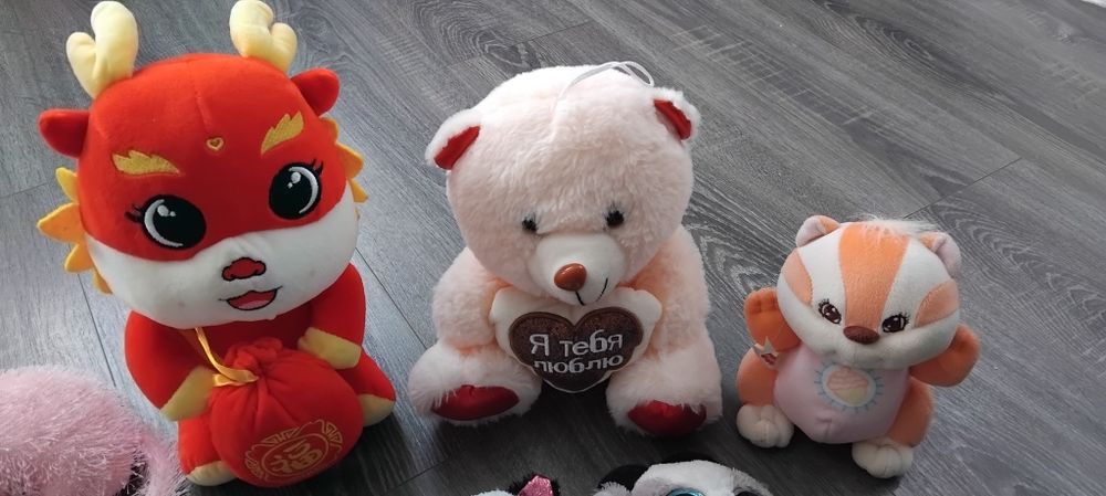 Красивые мягкие игрушки