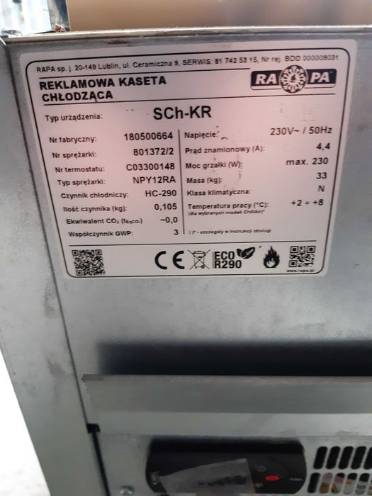 Reklamowa kaseta chłodząca chłodziarka