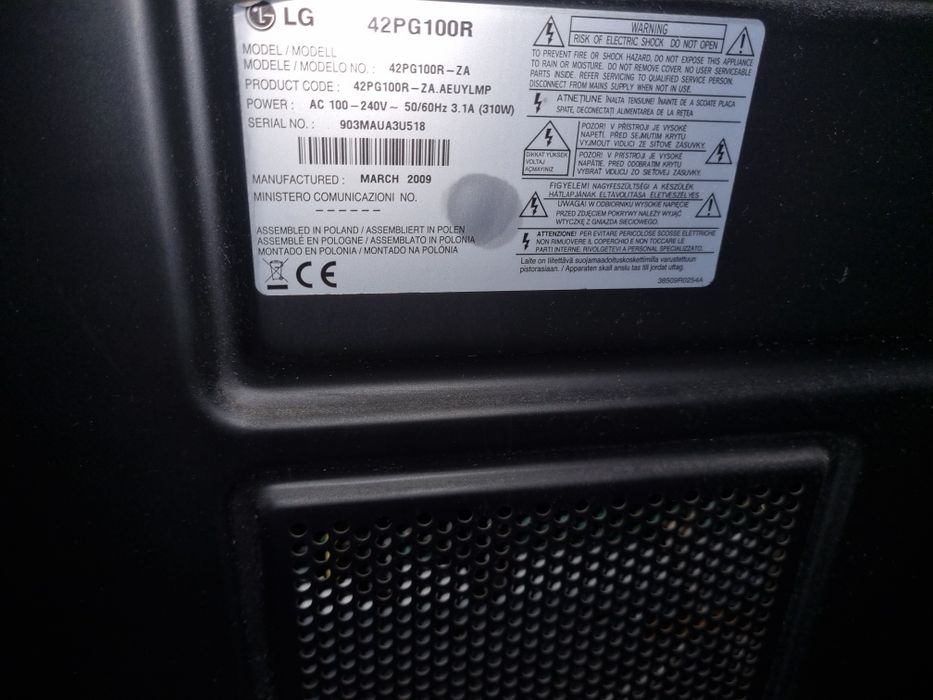 Tv LG 42' para arranjo