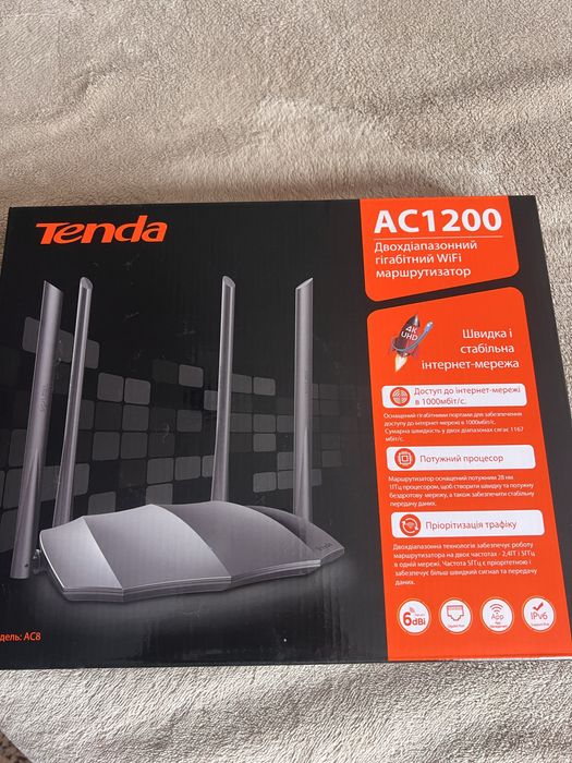 Tenda AC8 Двохдіапазонний роутер