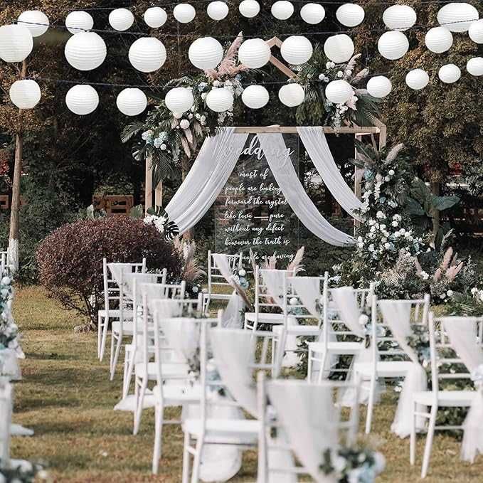 2 Solarne łańcuchy świetlne lampiony diody LED dekoracja ogrodowa