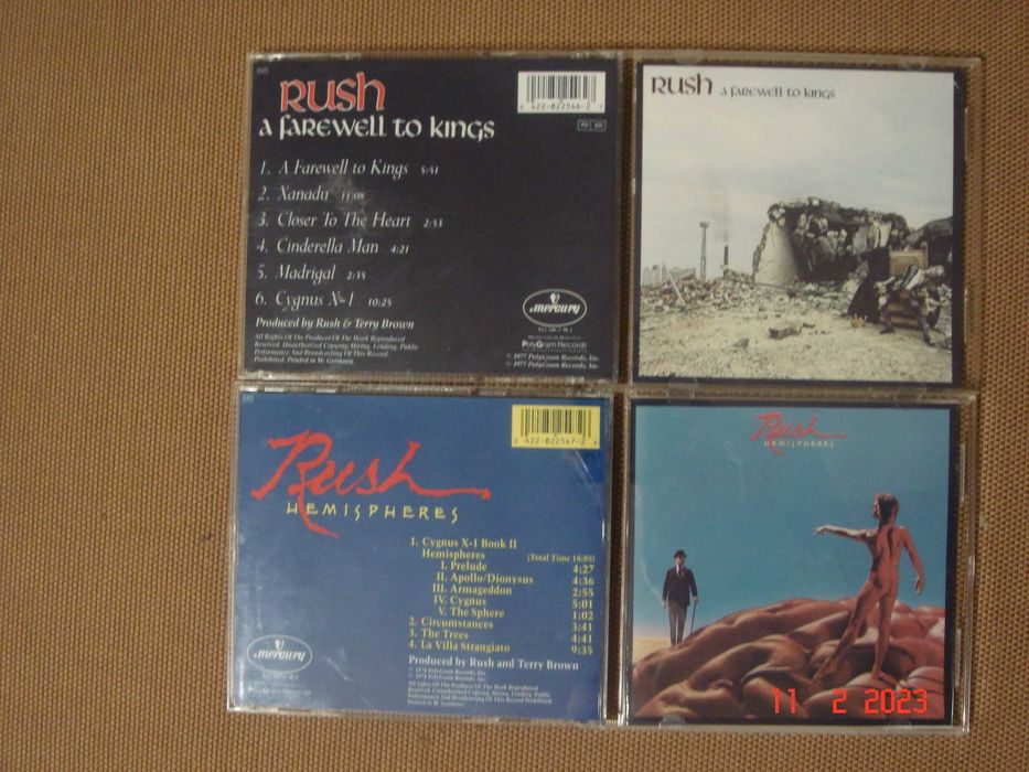 Продам СД группы RUSH: 160 грн. - CD / DVD / Платівки Київ на Olx