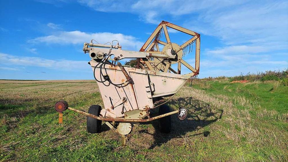 Heder 4.20m + Wózek Kombajn Zbożowy Fortschritt e514 kompletny e512