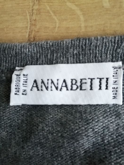 Sweter damski szary zapinany Annabetti XL