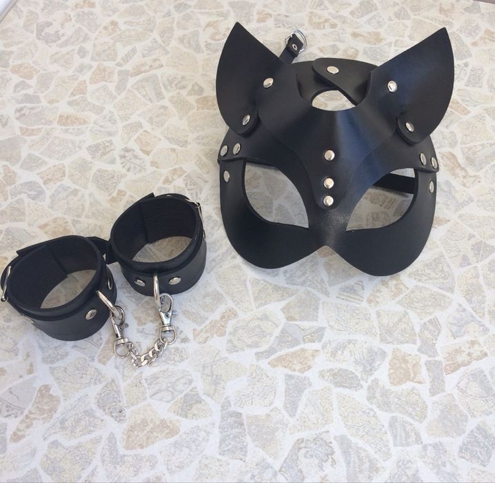 Портупея , Маска Кошки эко-кожа